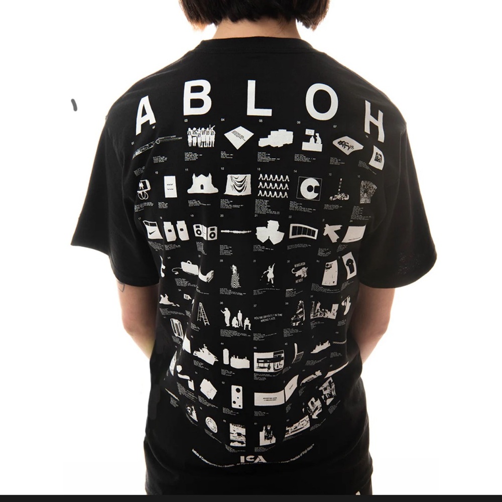 Virgil Abloh x ICA Boston “Collection Icons” t-shirt XL